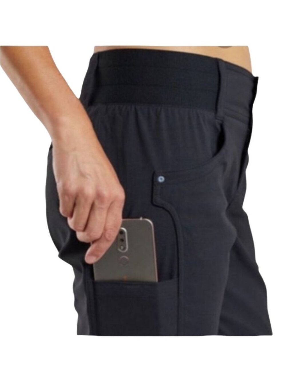 Title Nine Women's 8 Nylon Clamber Pants Green * - Picture 6 of 17